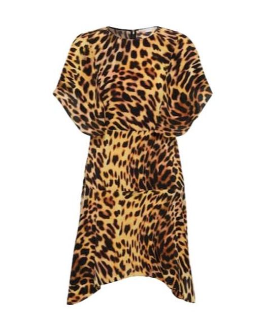 Stella McCartney Multicolor Animal-Print Minidress