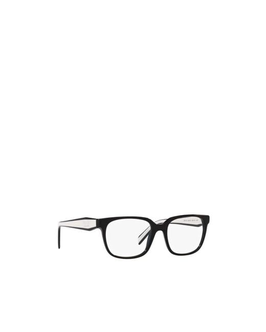 Prada White Logo Flat Mirror