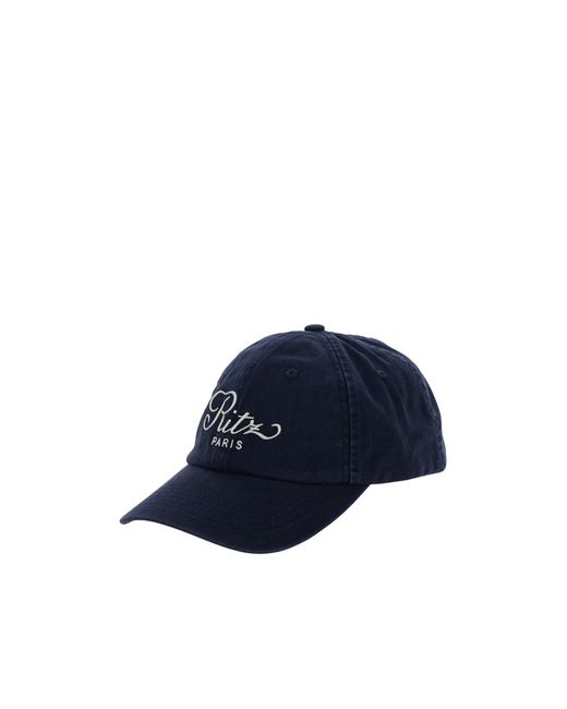 FRAME Blue Logo Embroidered Baseball Hat