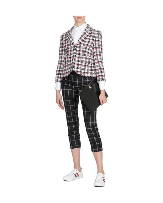 Thom Browne Black Zippered Clutch