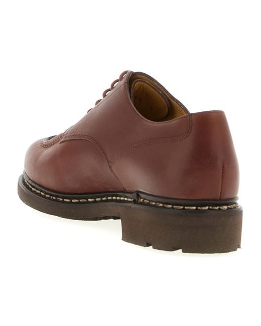 Paraboot Brown 'Lis' Derbies for men
