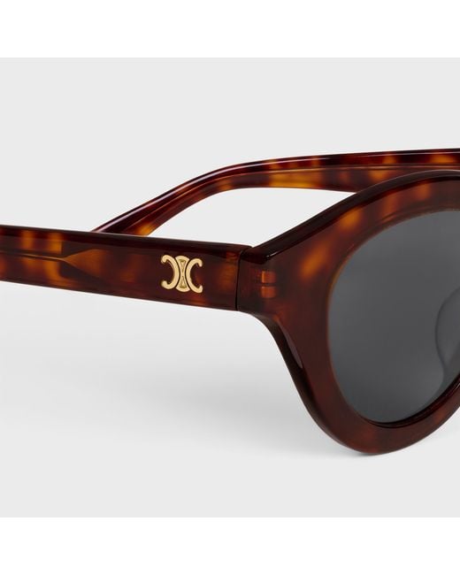 Céline White Triomphe Mini 01 Sunglasses