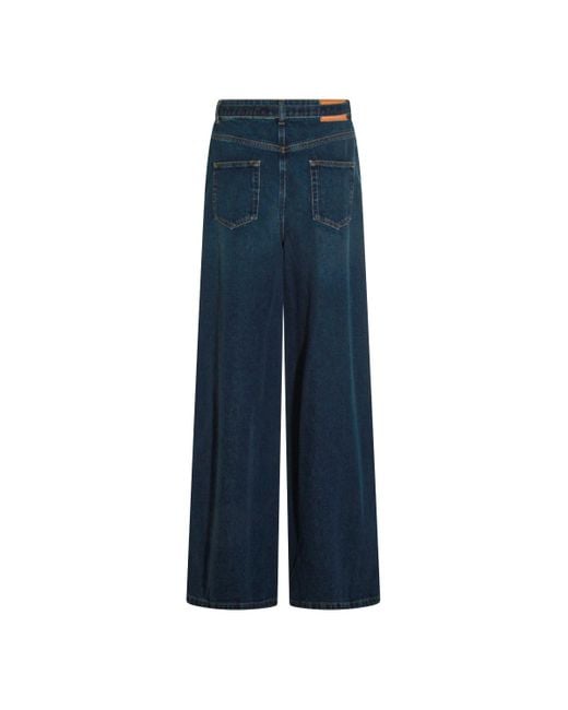 Twinset Blue Logo-Patch Jeans