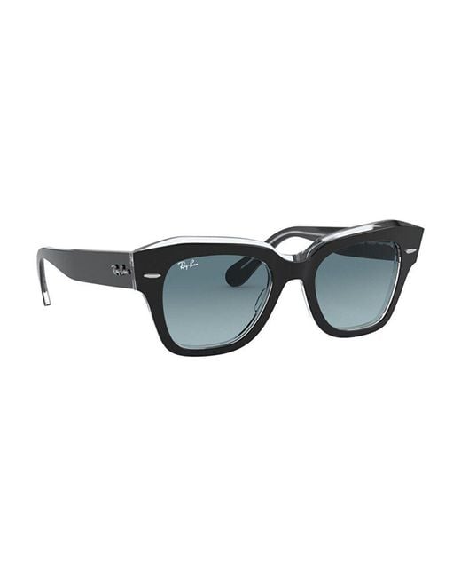 Ray-Ban Multicolor State Street Square Frame Sunglasses