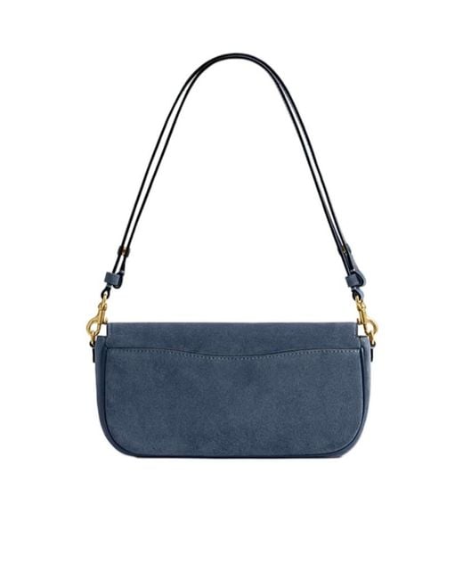 COACH Blue Brook Flap Chain Bag