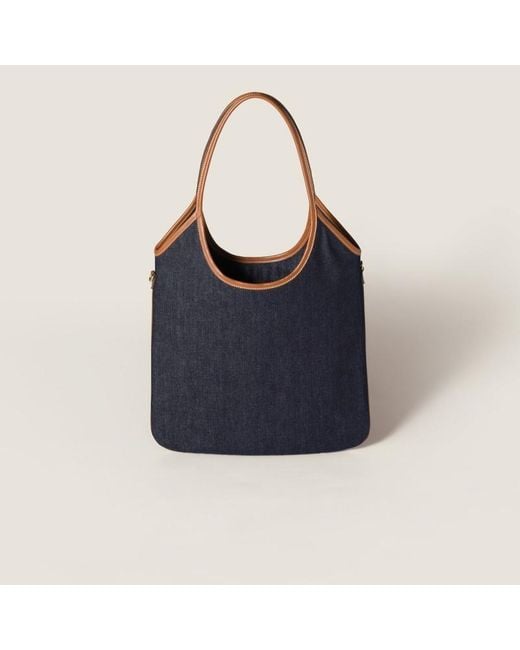 Miu Miu Blue Ivy Denim Bag