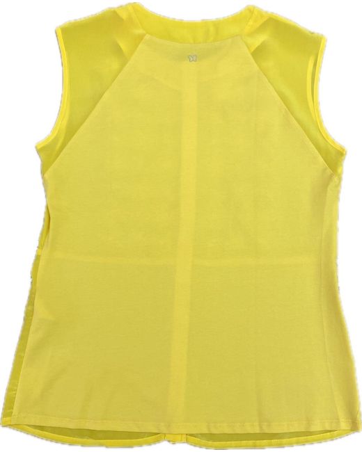 Max Mara Yellow Sleeveless Tops