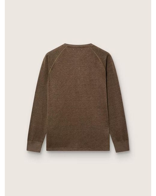 Golden Goose Deluxe Brand Brown Henley Sweater for men