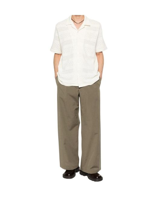 Samsøe & Samsøe White Short-Sleeved Shirt for men