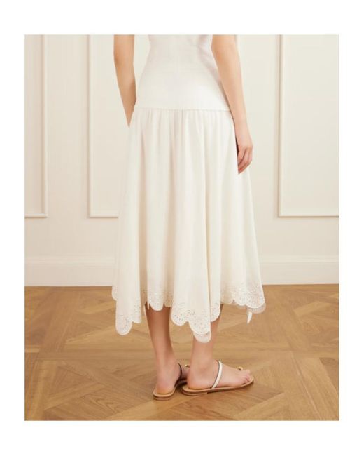 Jonathan Simkhai White Haven Midi Skirt