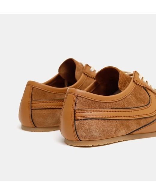 Dries Van Noten Brown Suede Sneakers