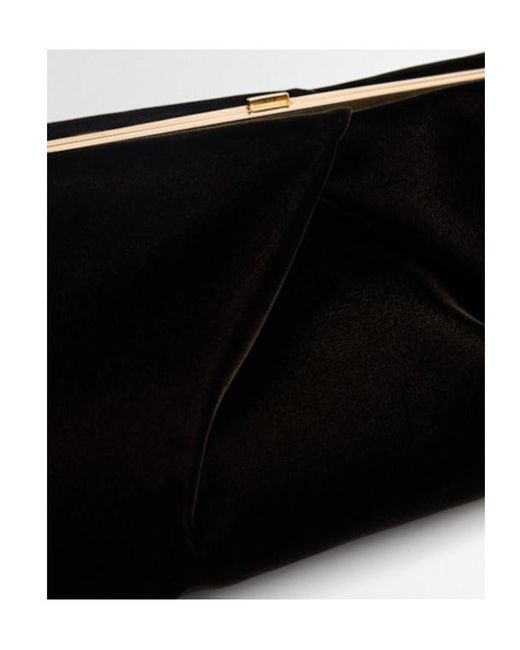 Dries Van Noten Black Large Leather Clutch