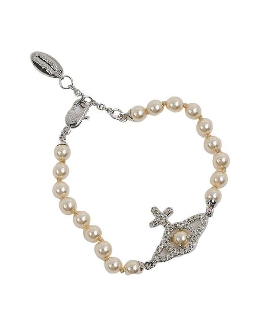 Vivienne Westwood Metallic Saturn-Themed Bracelet