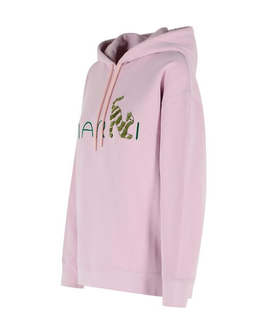 Marni Pink Cotton Sweatshirt