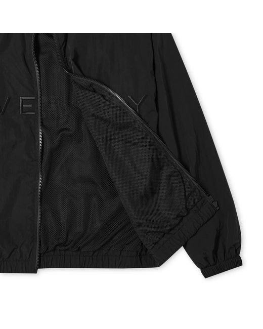 Givenchy Black Embroidered-Logo Zip-Fastening Jacket for men
