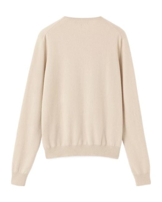 Loro Piana Natural Crew-Neck Sweater