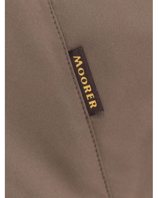 Moorer Brown Bracci-Skt Padded Coat for men