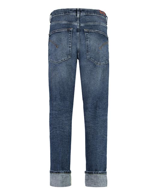 Dondup Blue Jeans With Belt Loops for men
