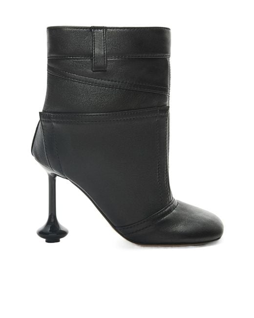 Loewe Black Toy Pointed-Toe Ankle Boots