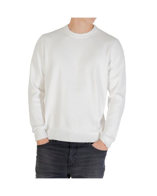 Antony Morato White Regular Fit Sweater for men