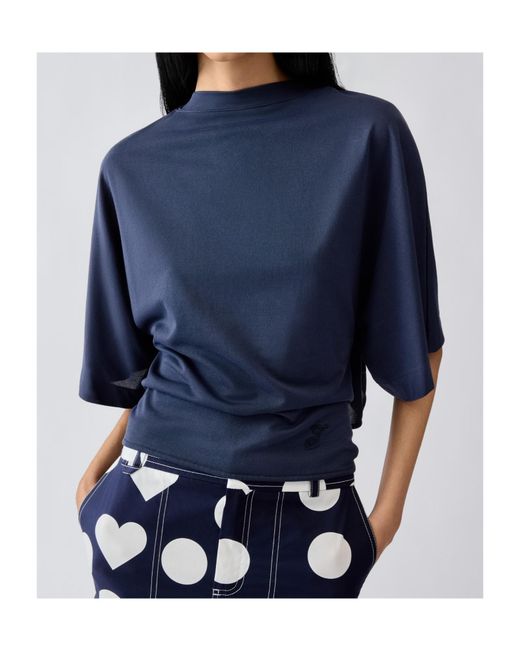 Jacquemus Blue Moisson Open-Back T-Shirt