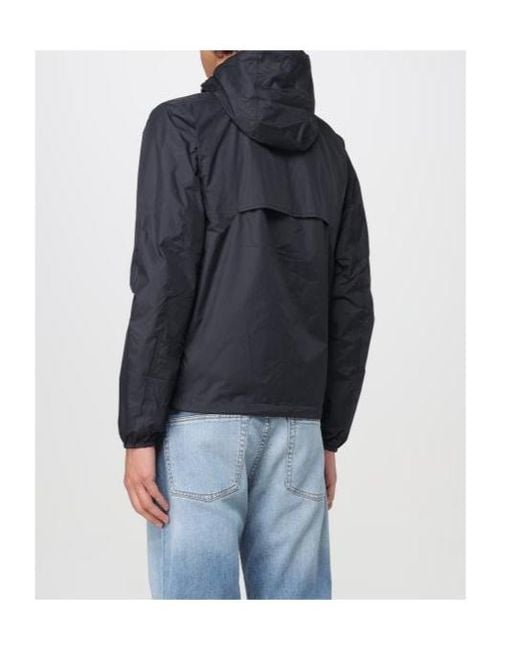 K-Way Blue Jake Plus.2 Reversible Jacket for men