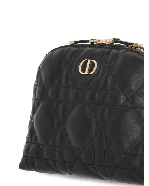 Dior Black Zipper Clutch