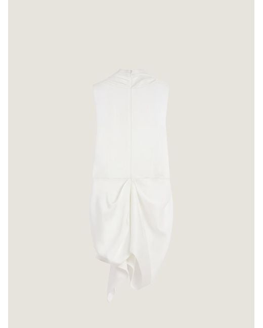 Givenchy White Draped Top