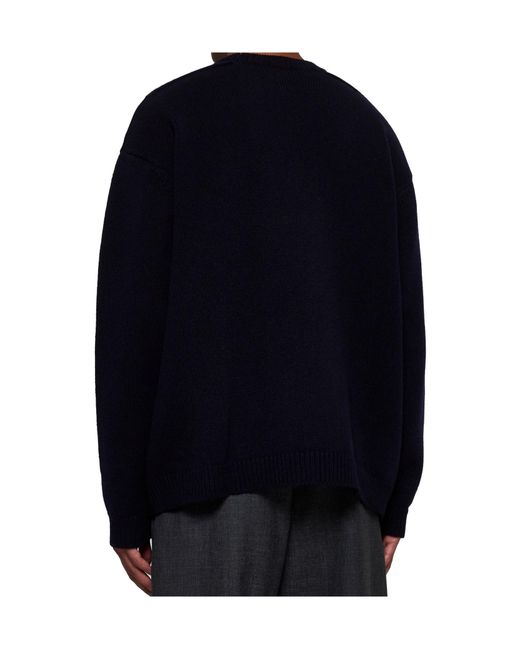 Studio Nicholson Blue Wool Sweater for men