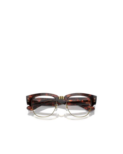 Ray-Ban White Mega Square Frame Glasses for men