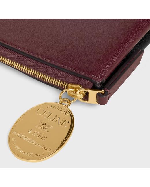 Céline Purple Duo Pouch