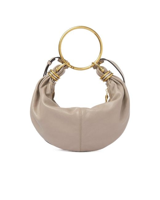 Chloé White Chloé Bracelet Hobo Small Shoulder Bag