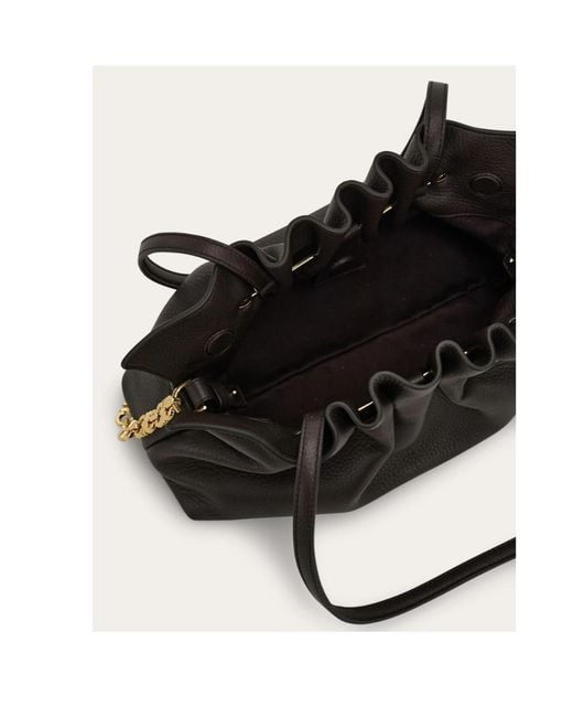 Ferragamo Black Ferragamo Soft-Bag (S)