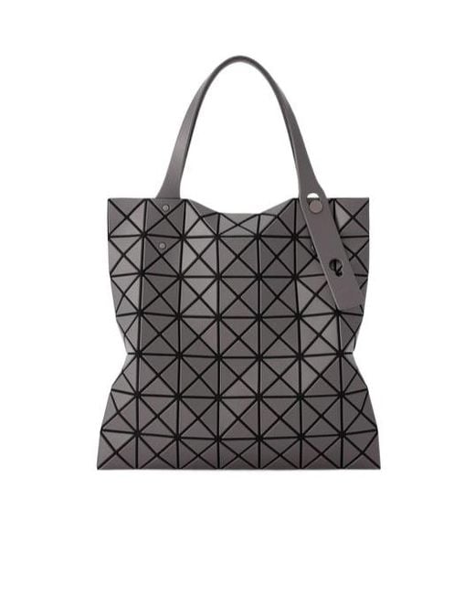 Issey Miyake Black Prism Matte Top Handle Bag for men