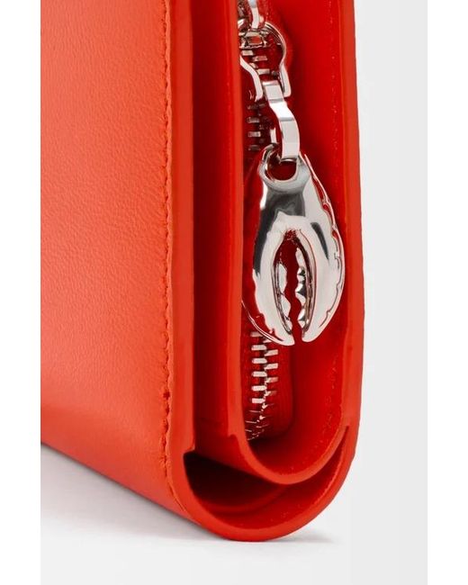 Loewe Red Claw-Shaped Small Wallet