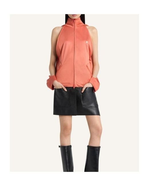 Courreges Orange Courrèges Cut Out Tracksuit Jacket