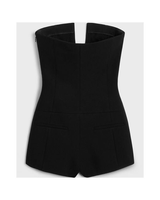 Céline Black Short Jumpsuit