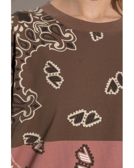 The Attico Pink The Bandana Printed T-Shirt