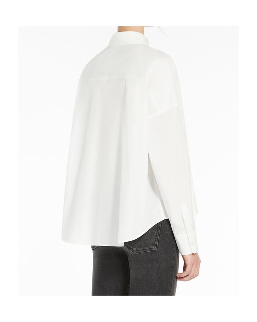 Weekend by Maxmara White Aureo Buttoned Oversized Shirt