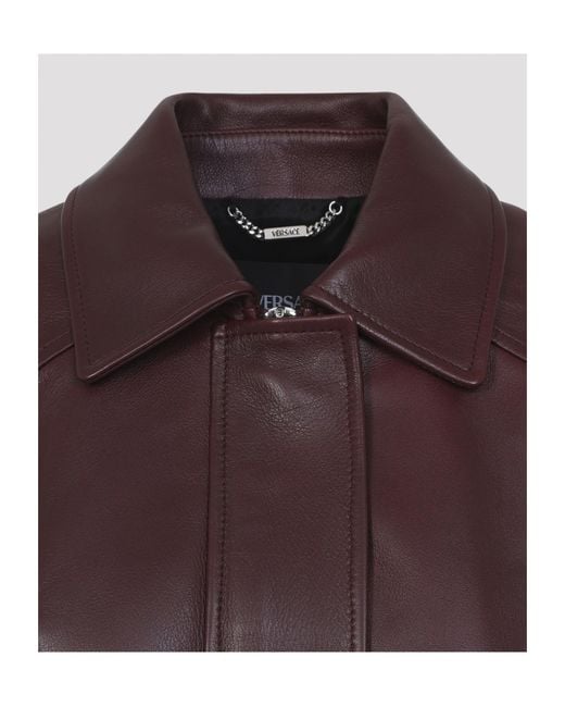 Versace Brown Long-Sleeved Jacket