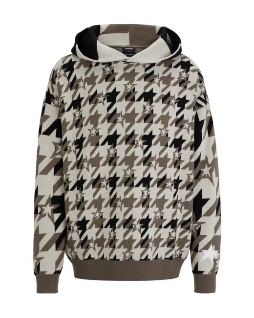 Boss Gray Boss Pm Hoodie Sn99 for men