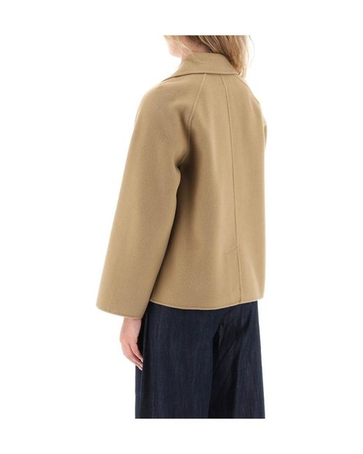 Weekend by Maxmara Natural Double-Breasted Jacket