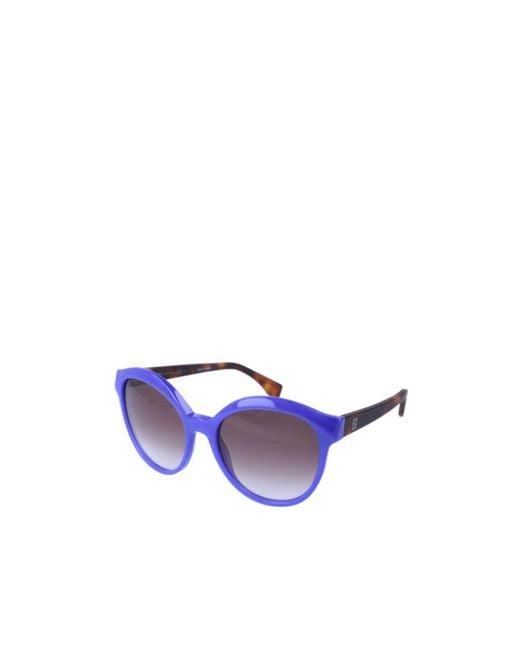 Fendi Purple Round Sunglasses
