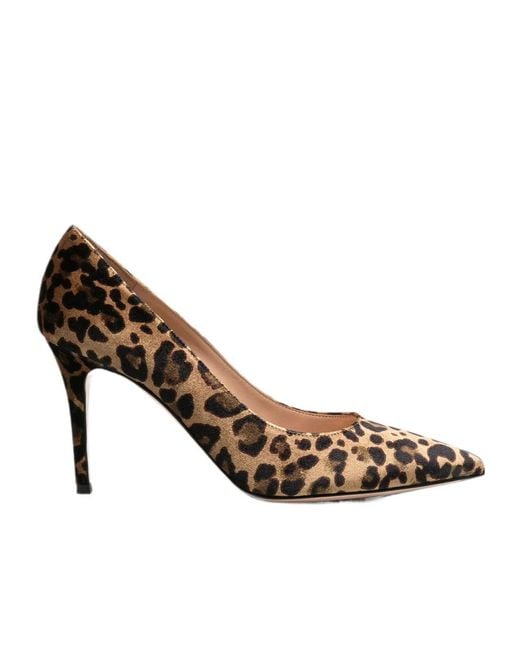 Gianvito Rossi Brown Pointed-Toe High Heels