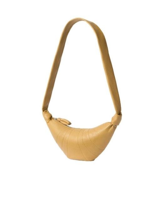 Lemaire White Small Croissant Bag