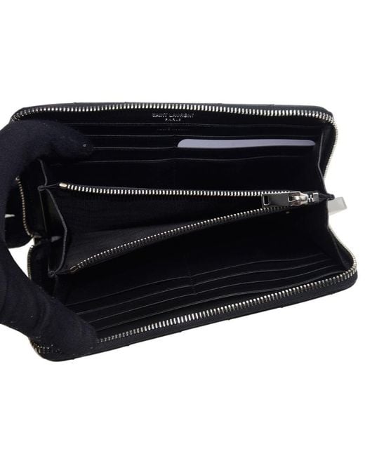 Saint Laurent Gray Classic Wallet