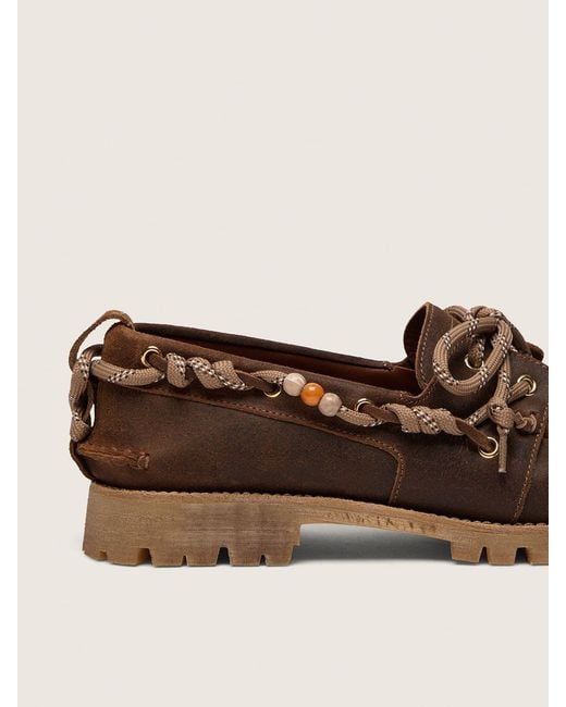 Golden Goose Deluxe Brand Brown Cruise Lace-Up Loafers for men