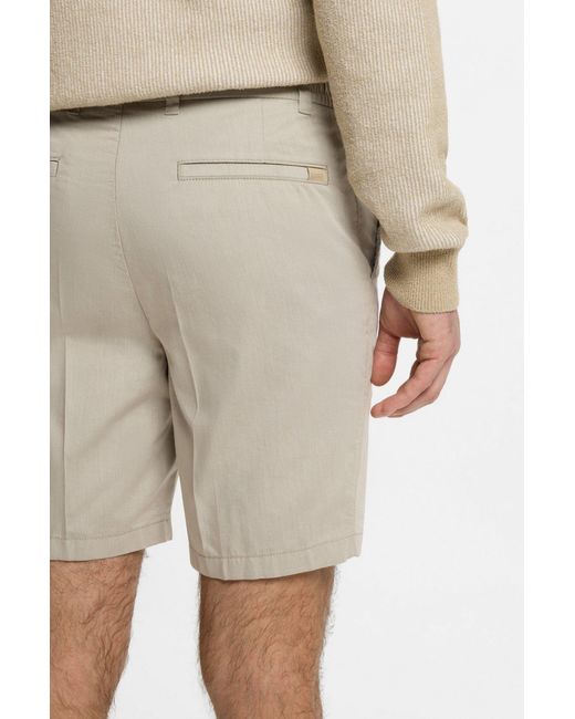 Boss Gray Belt Loop Shorts for men