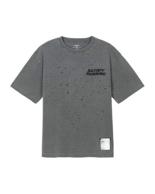 Satisfy Gray Short-Sleeved T-Shirt for men