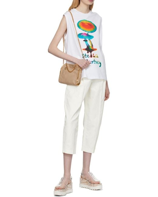 Stella McCartney Natural Falabella Tiny Tote Bag